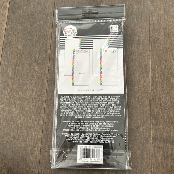 ME & MY BIG IDEAS Happy Planner Note Paper Bundle, Skinny Planner Sheets Design - Picture 3 of 5